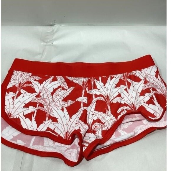 NEW Body Glove Womens UPF 50 Jamaica Shorts sz XL orange floral - Picture 3 of 3